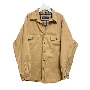 Club Room Men’s Tan fleece lined jacket